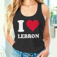 Red Heart I Love Lebron タンクトップ