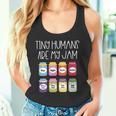 Tiny Humans Are My Jam 幼稚園保育士 長袖tシャツ タンクトップ
