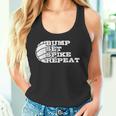 Volleyball Bump Set Spike Repeat Beach Volleyball Tank Top