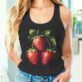 いちご フルーツモチーフ カラフル イラスト イチゴ タンクトップ