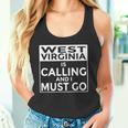 ウェストバージニアtシャツ Westirginia Is Calling And I Must Go タンクトップ