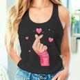 メンズ レディース キッズ グラフィックデザイン バレンタイン ハート ラブ タンクトップ