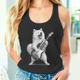 サモエド ギターを弾く ロックミュージック 犬好き タンクトップ