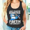 ジャスト・ファイティン・ダイアベティス＆ファーティン・スパークルズ 1型糖尿病 タンクトップ