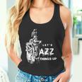 ジャズ・サックス レッツ・ジャズ・シング・アップlet's Jazz Thing Up 長袖tシャツ タンクトップ