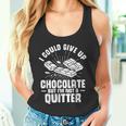 チョコレートはあきらめることができたけど禁煙者じゃない タンクトップ