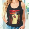 トイプードル 面白いtシャツ 犬 ムンクの叫び かわいい メンズ 子供 おもしろ 服 グッズ ネタ わんこ タンクトップ
