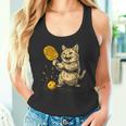 ピックルボール選手 ピックルボールの猫 長袖tシャツ タンクトップ
