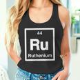 ルテニウム Ru 元素周期表 サイエンスギフト タンクトップ