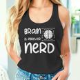 ヴィンテージ NERDファレル Brain Is Forever Nerd ギフトアイデア タンクトップ