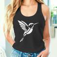 小さなシンプルなミニマリストかわいいハチドリ鳥ハチドリ タンクトップ