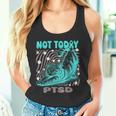 面白いptsd啓発リラックス猫は今日ではありません タンクトップ