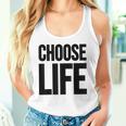Choose Life 前面と背面の両面デザイン タンクトップ