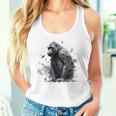Gorilla Lover アートワーク 鳥 動物 モチーフ ゴリラ タンクトップ