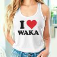 I Heart Waka ファーストネーム I Love パーソナライズ タンクトップ