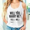 Will You Marry Me Wedding おもしろプロポーズ タンクトップ