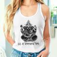 ガネーシュtシャツ サンスクリット語 ガネーシャマントラ タンクトップ