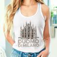 ドゥオーモ・ディ・ミラノ大聖堂のイラスト タンクトップ