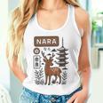 奈良 日本 鹿 日本語タイポグラフィ 漢字 自然 旅行 タンクトップ
