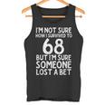 68歳の誕生日に 面白い68歳の誕生日 タンクトップ