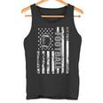 American Flag Football Patriotic Football Tank Top