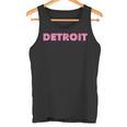 DETROIT PINK Shirt Motor City Michigan T-Shirt Tank Top