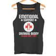 Emotionalupport Drinking Buddy Adultarcastic Humor タンクトップ