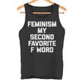 Feminism Myecond Favorite F Word ファニーフェミニスト タンクトップ