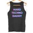 Hard Techno Daddy Edm Electro Music Festival Dad Father Rave タンクトップ