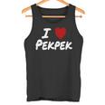 I Heart 愛 Pekpek フィリピンタガログ語 フィリピン フィリピン人 長袖tシャツ タンクトップ