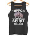 Hippos Are Mypirit アニマルシャツ – Hippos Lover タンクトップ
