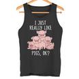 Love Pig シャツ レディース 豚 ギフト 豚 メンズ キュート 豚 タンクトップ