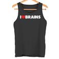 I Love ハート Brains タンクトップ
