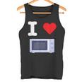 I Love 電子レンジ オーブン 料理 暖房 食品 キッチン 家電 タンクトップ