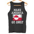 Make America Go Away グリーンランド国旗 アンティーク調 タンクトップ