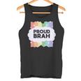 Proud Brah ゲイプライドフラッグ ジェンダー平等 パステルブラ 長袖tシャツ タンクトップ