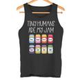 Tiny Humans Are My Jam 幼稚園保育士 長袖tシャツ タンクトップ