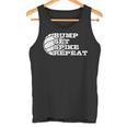 Volleyball Bump Set Spike Repeat Beach Volleyball Tank Top