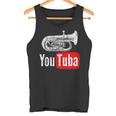 You Tuba 面白いマーチングバンド ヴィンテージ チューバ ユーフォニアム タンクトップ