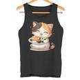 わがまま猫 寿司ねこ ラーメン好き かわいい おもしろ マンガ タンクトップ
