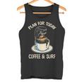 サーフィン スケルトン アパレル コーヒー サーフアパレル ハワイアンu タンクトップ