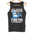 ジャスト・ファイティン・ダイアベティス＆ファーティン・スパークルズ 1型糖尿病 タンクトップ