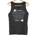 メンズ ダーツボード ダーツボード 面白いことわざダーツスポーツ タンクトップ