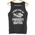 チョコレートはあきらめることができたけど禁煙者じゃない タンクトップ