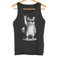 チンチラ ロックミュージック レトロ ヴィンテージ ペット愛好家 タンクトップ