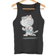 ネコ ねこ ランニング 子猫 ペット おもしろ 動物 ランナー イラスト タンクトップ