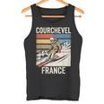 レトロ スキー クールシュベル フランス フランス スキー リゾート 楽しい タンクトップ