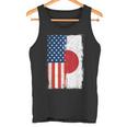 半日半 アメリカ国旗 日米ルーツ タンクトップ