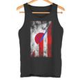 日本&プエルトリコの旗 日本のプエルトリコ。 タンクトップ