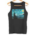 星月夜 ゴッホ 長袖tシャツ タンクトップ